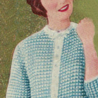 Bed Jacket from the 1958 magazine My Home