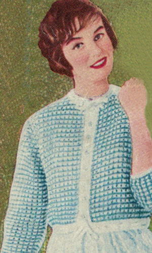 Bed Jacket from the 1958 magazine My Home