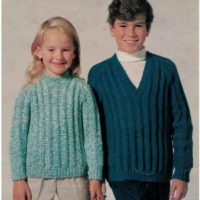 Sirdar 794 Sweater for Boy or Girl