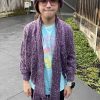 Patons 7067 - girls lacy cardigan