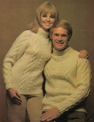 Cleckheaton 158 His & Hers Aran Sweaters