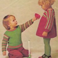 Cleckheaton 195 - Toddler's Jumper & Dress
