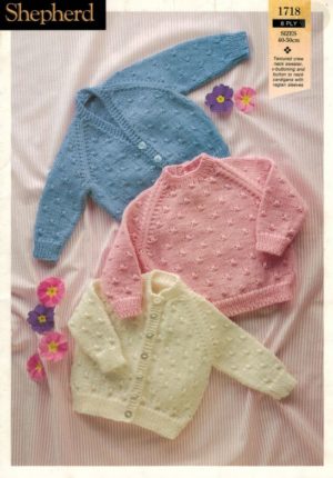 Shepherd 1718 - Baby's Cardigan & Sweater