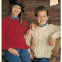 Shepherd 1818 - Boy & Girl's Sweater With Dropped Shoulder