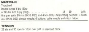 Thorobred 1432 - Lady's Jacket - Materials