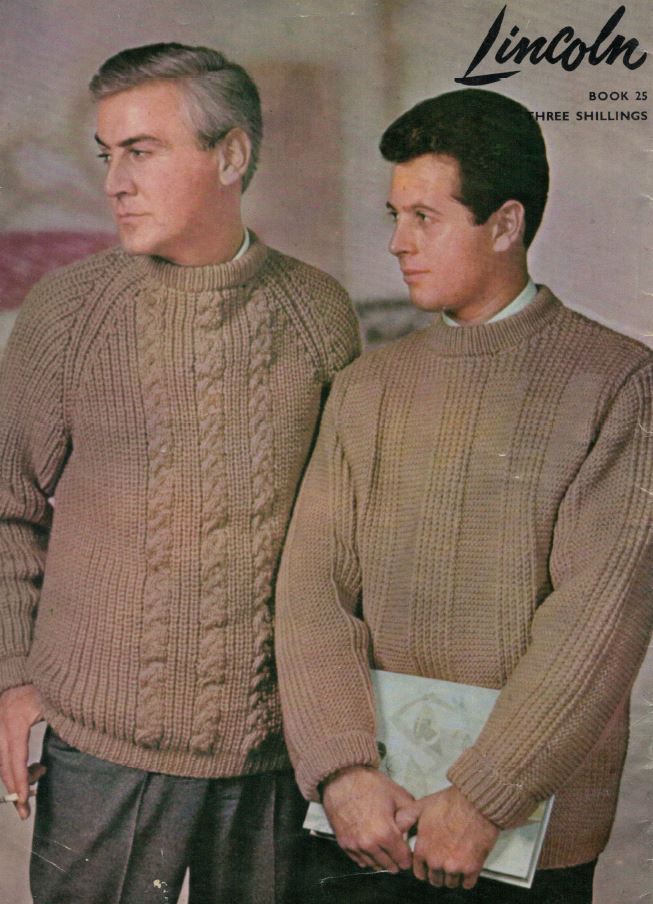 Men’s Cable Jumper | Vintage Knitters