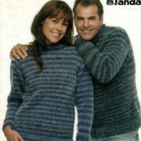 Panda 109 - Lady's & Man's Classic Jumper with Round Neck and Raglan sleeves