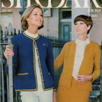 Sirdar 7071 - Lady's Crochet Blazer and Chanel Suit