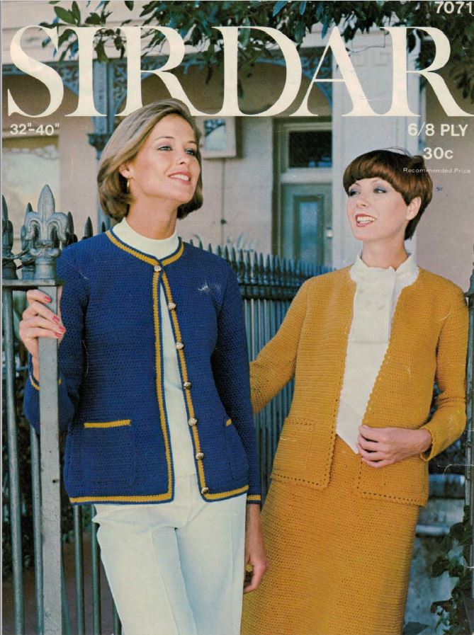 Lady's Crochet Blazer and Chanel Suit | Vintage Knitters