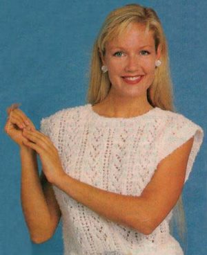 Lacey Knit pattern from New Idea Magazine 04/02/1989