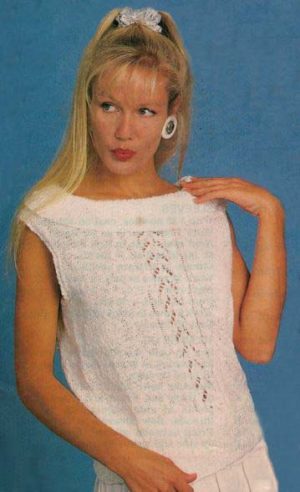 Lacey Knit pattern from New Idea Magazine 04/02/1989