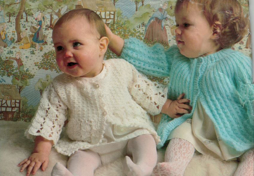 Sirdar 108 Babys Crochet Jacket and Matinee Jacket image