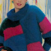 Block coloured sweater from Woman's Day Collector Series 1985