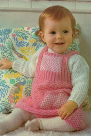 Sirdar108-11 12 Pinafore and Sweater image