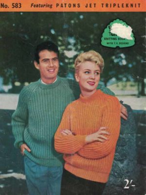 Patons Knitting Book 583 - cover