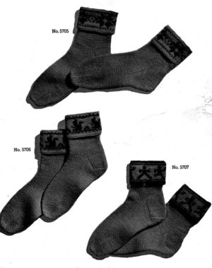 Jack Frost two needle socks - Volume 57 5705, 5706, 5707