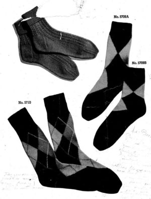 Jack Frost two needle socks - Volume 57 5708, 5709A, 5709B, 5710,