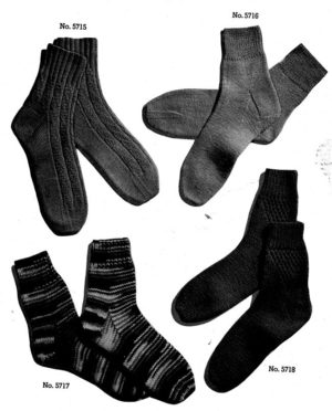 Jack Frost two needle socks - Volume 57 5715, 5716, 5717, 5718