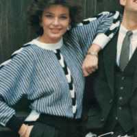 Lady's Striped Jumper - Golden Fleece 4018