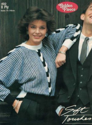 Lady's Striped Jumper - Golden Fleece 4018