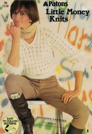 Patons Booklet 729 - Little Money Knits