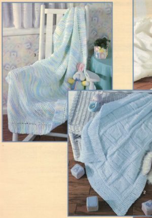 Leisure Arts 2894 - Quick Knit Baby Afghans - Image 3