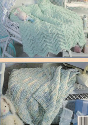 Leisure Arts 2894 - Quick Knit Baby Afghans - Image 2