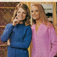 Argyll 740 - Lady's V or Round Neck Cardigan