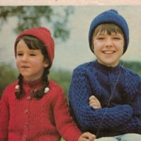 Argyll 823 - Childs Hat and Cardigan