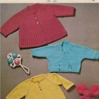 Argyll 855 - Quickerknitting and Double Knittings - Baby Coats