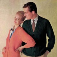 Patons 9234 - Paneled cardigan