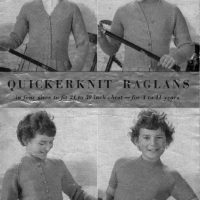 P&B Wools 518 - Girls Quickerknit Raglans