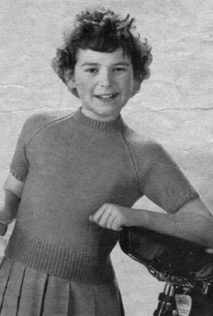 P&B Wools 518 - Girls Quickerknit Raglans - Image 3