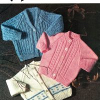 Argyll 792 - Baby Cardigans