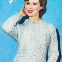 Bestway 3492 - Lady's Button Up Cardigan