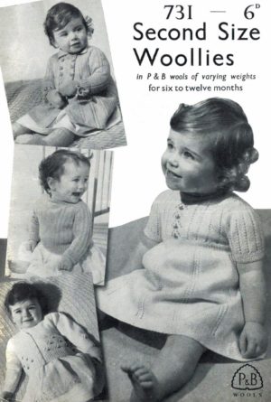 P&B Wools 731 - Woollies for 6 to 12 months