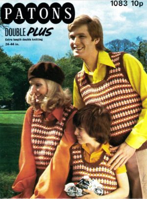 Patons 1083 - Vests for all the family