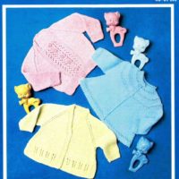 Patons 1329 - Baby's Cardigan, Matinee Coat and Jacket