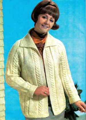 Patons Aran Book No 154 - 12 Designs for the family in Capstan - Image 7