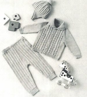 Patons 180 - Baby Scene - 15 designs of Knitting and Crochet for Tinies and Toddlers - Image 18