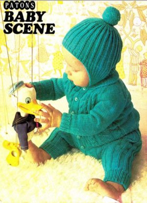 Patons 180 - Baby Scene - 15 designs of Knitting and Crochet for Tinies and Toddlers - Image 16