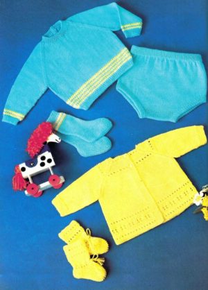 Patons 180 - Baby Scene - 15 designs of Knitting and Crochet for Tinies and Toddlers - Image 2