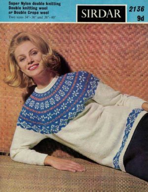 Sirdar 2136 - Lady's Double Knitting Sweater