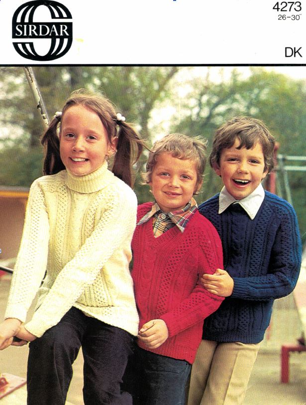 Sirdar 4273 – Childrens Jumpers – image | Vintage Knitters