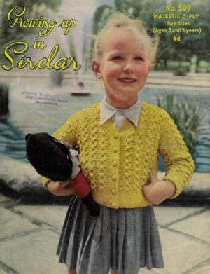 Sirdar 509 - Girls Cardigan