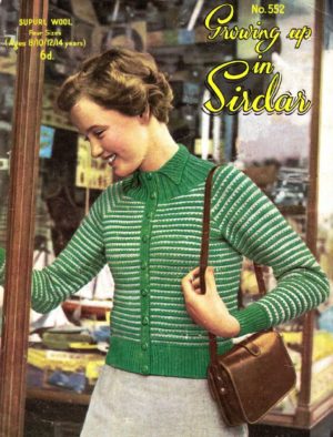 Sirdar 552 - Girls Jumper Cardigan