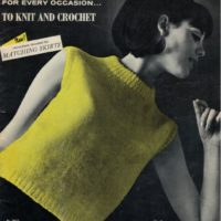 Fleisher Bear Brand Botany Shells and Vests Knit and Crochet Pattern Book