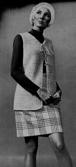 Fleisher Bear Brand Botany Shells and Vests Knit and Crochet Pattern Book - Image 3