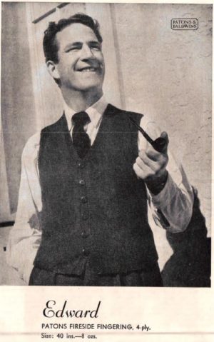 Patons Knitting Book R3 - Mens 1940s Knitting Patterns for Fair isle sweaters vests and cardigans - Image 10