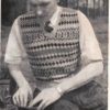 Patons Knitting Book R3 - Mens 1940s Knitting Patterns for Fair isle sweaters vests and cardigans - Image 9